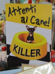 Attenti al cane