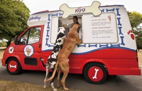 Gelateria itinerante per Cani a Londra