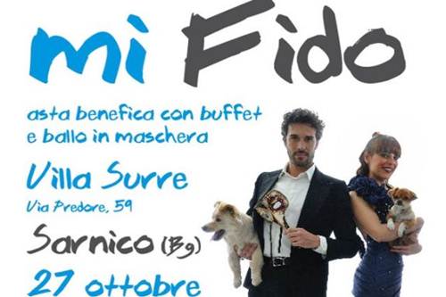 Galà beneficienza Mi Fido 27 ottobre