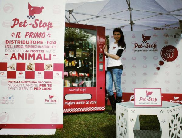 pet stop distributore automatico per animali domestici