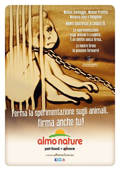Stop alla sperimentazione sugli animali