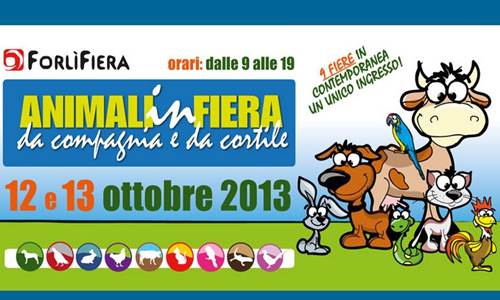 Animali fiera Forlì 12 13 ottobre