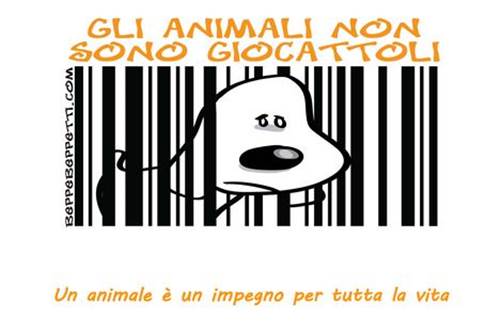 animali non sono giocattoli Campagna A.N.P.A.N.A.