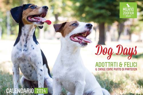 Calendario 2014 Dog Days Milano Zoofila