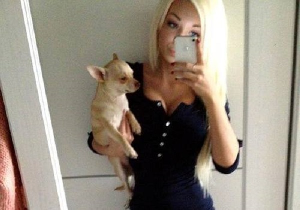 chihuahua ragazza selfie