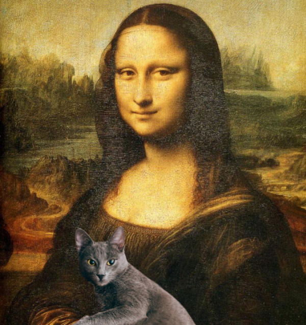 Gatto Chistoc con la gioconda (3)